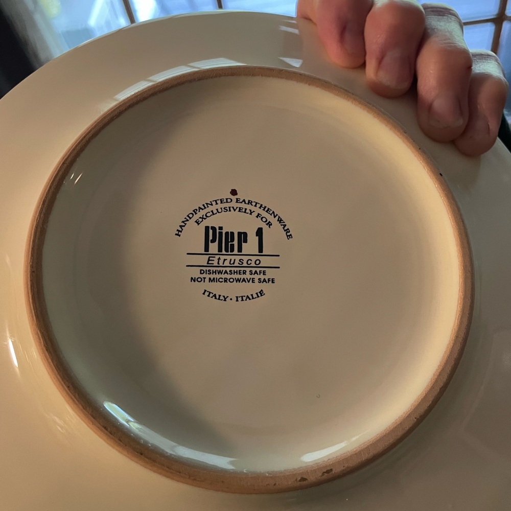 PIER 1 PLATES - SET OF 3 - Picture 6 of 6